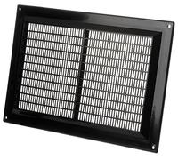 250x170mm Noir Grille de Ventilation en Plastique - Grill D'aération