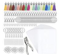 251 Kit Plastique Fou Avec Feuille Thermorétractable A5, Pour DIY Pendentifs Thermorétractables, Accessoires D'artisanat Ados & Artisanat D'ornements Pour Enfants, Idéal Pour Porte Clef a Faire