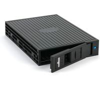 2514 Mr-25 Rack Amovible Sas I, Ii + Sata I, Ii, Iii Pour Un Disque Dur Ou Ssd 2,5"" Ou Ssd Dans Une Fente 3,5"". Boîtier En Plastique Noir[Z3131]