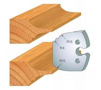 252 : Jeu de 2 fers plate bande ht 50 mm pour porte outils entr'axe plot 24 mm