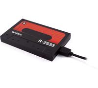 2533-R, Boîtier Externe Pour Disque Dur Hdd/Ssd 2,5"", Usb3.0, Support Uasp, Vitesse Jusqu'À 5 Gbps, Style Rétro, Noir Et Rouge, Coo-Scp2533-R[Z3569]