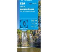 2534OT MONTS DU CEZALLIER, PNR DES VOLCANS D'AUVERGNE / RECTO