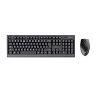 Trust Ensemble de bureau Wireless desk set – clavier QWERTY italien et souris RF sans fil Noir