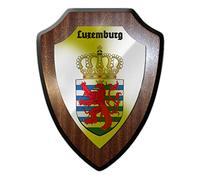 25453 Plaque murale avec blason du Luxembourg Grand-Duché de Luxembourg