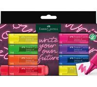 254601 Pochette De 8 Surligneurs Fluorescents, Pointe Biseautée De Précision, Couleurs Néon Vibrantes, Marqueurs Plats Ergonomiques[Z344]