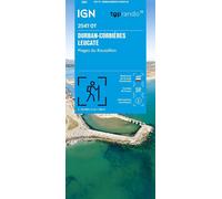 Carte de randonnée IGN TOP 25 n° 2547 OT - Durban-Corbières, Leucate, Plages du Roussillon