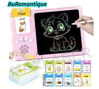 255 Cartes Flash Parlantes Jouet Enfant 2 ans Educatif - 510 Mots en Français - avec Ardoise Magique - Jeux Educatif Enfant