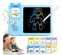 255 Cartes Flash Parlantes Jouet Garçon Fille Enfant Educatif Jeux Montessori pour 2 3 4 5 ans - 510 Mots - Ardoise Magique