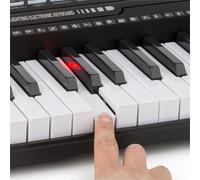 255 Piano électrique USB clavier 61 touches lumineuses écran LCD