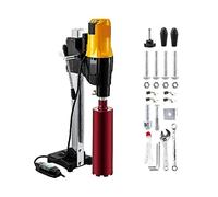 255mm Vertical Diamond Core Drill Rig Stand 4450W Heavy Duty Engineering Bench Wet Dry Concrete Marble Drilling Machine