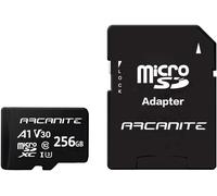 256 Go Carte Mémoire microSDXC avec adaptateur SD - A1, UHS-I U3, V30, 4K, C10, microSD, Vitesse de lecture maximale de 90 Mo/s
