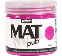 [256008] Pébéo Pot 140ml Peinture Acrylique MAT pub Rose Tyrien