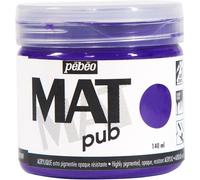 [256009] Pébéo Pot 140ml Peinture Acrylique MAT pub Violet Cobalt