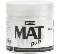 Pébéo - Mat Pub - Peinture Acrylique Extra Fine et Extra Mate - Blanc permanent -140ml