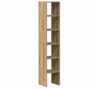 256228& Bibliothèque/étagère à livress 2 pcs empilable chêne artisanal - Bois - Panneaux de particules