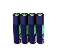 25671 Pack de 4 piles rechargeables par USB-C Trust type AAA - 500 mAh - Cable recharge inclus (LR03)