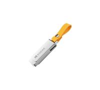 256G U Disque En Métal Clé USB Portable Etanche Mini ton De Voiture Stylo lé USB3.0 Argent avec Elingue