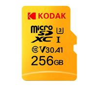 (256GB) Kodak Microsd carte 32GB 64GB Class10 Mini SD 128GB 256GB haute vitesse écriture Super compatibilité téléphone caméra carte mémoire