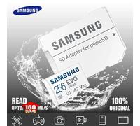 ( 256gb-R160mbs) Samsung-Carte Mémoire D'origine, 64 Go, U1, 128 Go, 256 Go, 512 Go, Sdxc, Micro Sd, Cartes Flash Tf Microsd, Uhs-1 U3, 4k Pour Téléphone, Drone, Appareil Photo-Marque Générale