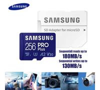 ( 256gb-U3-R180mbs) Samsung-Carte Mémoire D'origine, 64 Go, U1, 128 Go, 256 Go, 512 Go, Sdxc, Micro Sd, Cartes Flash Tf Microsd, Uhs-1 U3, 4k Pour Téléphone, Drone, Appareil Photo-Marque Générale