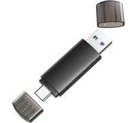 256GB USB 3.0 Pen Drive USB C 3.0 2 in 1 Memory Stick for Android Phone PC Black High Speed Data Storage