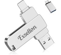 256Go Cle USB pour iPhone,Clé USB pour iphone/i-Pad/Android/PC/Tablette/Mac,Mémoire Externe pour Enregistrer Plus de Photos et de