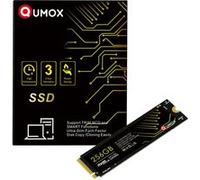 256Go Disque Qumox SSD Interne PCIe NVMe M.2 Vitesse de Lecture Ultra Rapide 1900Mo/s, Vitesse d'ecriture 1300Mo/s G