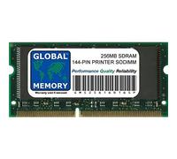 256Mo SDRAM 144-PIN SODIMM MÉMOIRE RAM POUR IMPRIMANTES (RICOH-XAI256 , GESTETNER , 70043201 , ZMC256-A , 001103MIUL , 311-1319 , 001180MIU , SAVIN , 001103MIU , ZMD256 , ZMD256-A , 70050301 , BROTHER)