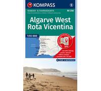 258 algarve west, rota vicentina - Echelle 1 : 55 000 - Collectif - Kompass Karten - Atlas / carte