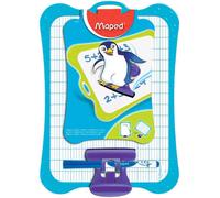 [258500-5] Maped Lot de 5 Ardoises effaçable Blanche Unie / Quad 20x28cm avec...