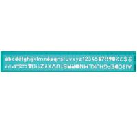 Maped Trace lettre 30 cm — hauteur de caractère 8 mm — vert transparent