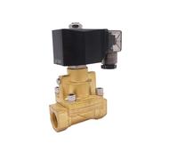25bar Brass High Temperature Steam 2 Way Water Solenoid Valve For Hot Water 3/8" 1/2 AC220V Orifice 15mm Normal Close PZ-15(3/8",DC24V)