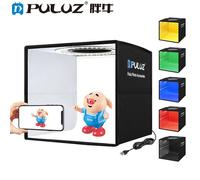 25cm - boîte à lumière de Studio Photo avec 12 couleurs de fond, boîte à lumière de photographie, boîte à lumière annulaire de tente