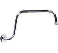 25cm mural douche bras bras de douche pluie salle de bain coude de raccordement en acier inoxydable tube d'extension ensemble