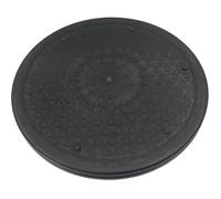 25cm Plateau Tournant, Tourne-Disque Rotatif, Plateau pivotant Manuel à 360° avec Roulement à Billes en Acier, Motif Diamant, pou