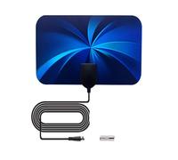 25DB antenne intérieure 8K 4K 1080P HDTV à gain élevé pour DVB-T DVB-T2 500 Mile HD VHF UHF antenne récepteur de signal - Type Bleu