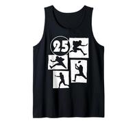 25e Anniversaire Football américain 25 Ans Homme Femme Débardeur