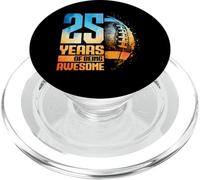 25e Anniversaire Football américain 25 Ans Homme Femme PopSockets PopGrip pour MagSafe