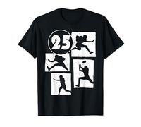 25e Anniversaire Football américain 25 Ans Homme Femme T-Shirt