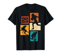 25e Anniversaire Football américain 25 Ans Homme Femme T-Shirt