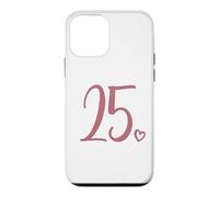25e Anniversaire, pour Femme, Vingt-Cinq Chiffres de 25 Ans Coque pour iPhone 12 Mini