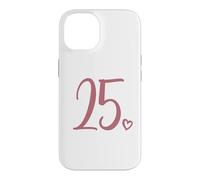 25e Anniversaire, pour Femme, Vingt-Cinq Chiffres de 25 Ans Coque pour iPhone 14
