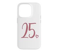 25e Anniversaire, pour Femme, Vingt-Cinq Chiffres de 25 Ans Coque pour iPhone 14 Pro