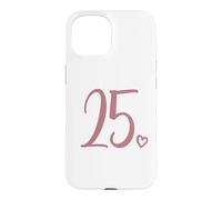 25e Anniversaire, pour Femme, Vingt-Cinq Chiffres de 25 Ans Coque pour iPhone 15