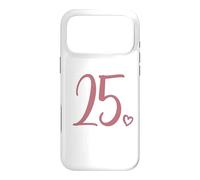 25e Anniversaire, pour Femme, Vingt-Cinq Chiffres de 25 Ans Coque pour iPhone 17 Pro Max