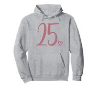 25e Anniversaire, pour Femme, Vingt-Cinq Chiffres de 25 Ans Sweat à Capuche