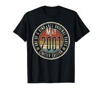 25ème Anniversaire Vintage mai 2001 Retro Limited Edition T-Shirt