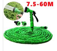 25FT-200FT Mangueira Mágica Expandível Design Leve Materiais Duráveis Pistola Com 7 Funções De Pulverização Ferramentas De Irrigação Para Jardim Em Casa Design De Conexão Inteligente Uso Green