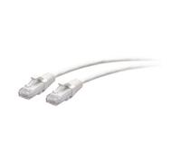 25ft (7.6m) Cat6a Snagless Unshielded (UTP) Slim Ethernet Network Patch Cable - White - Cordon de raccordement - RJ-45 (M) pour RJ-45 (M) - 7.6 m -