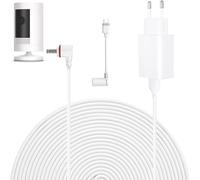 25ft Power Cable and Adapter,Compatible with Ring Spotlight Cam Plus/Pro and Stick Up Cam. Battery,Ring Charging Cable,Weatherproof Power Plug and